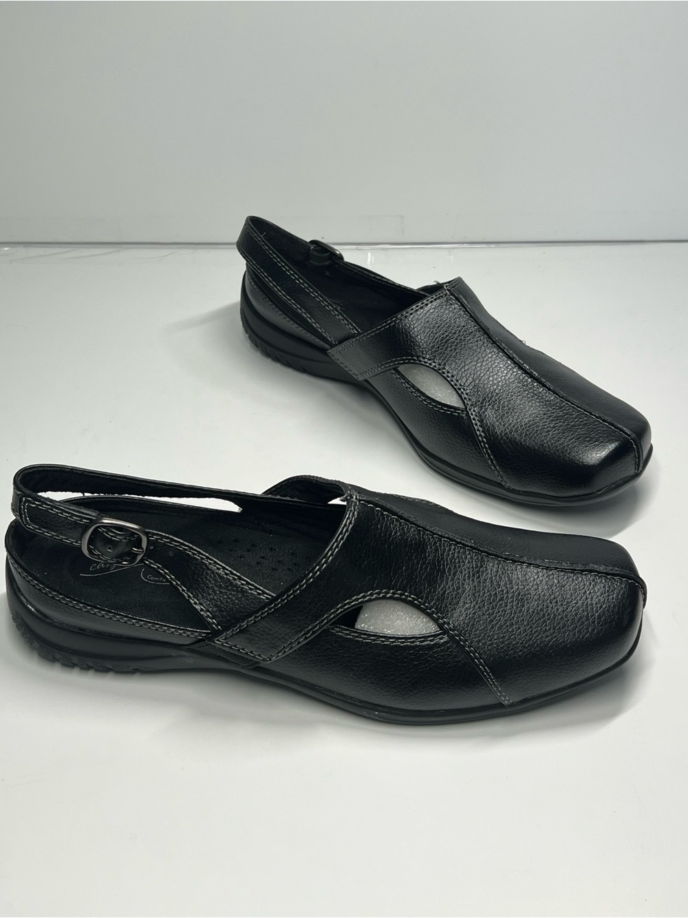 EASY SPIRIT women’s size 9.5 Black Sling back Comfort Shoe